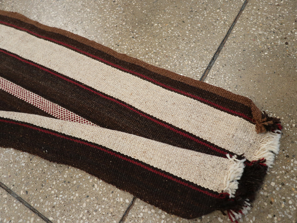 Vintage Turkish Flatweave Long Runner, No.30731 - Staging