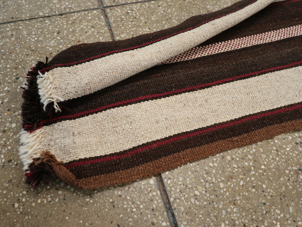 Vintage Turkish Flatweave Long Runner, No.30731 - Staging