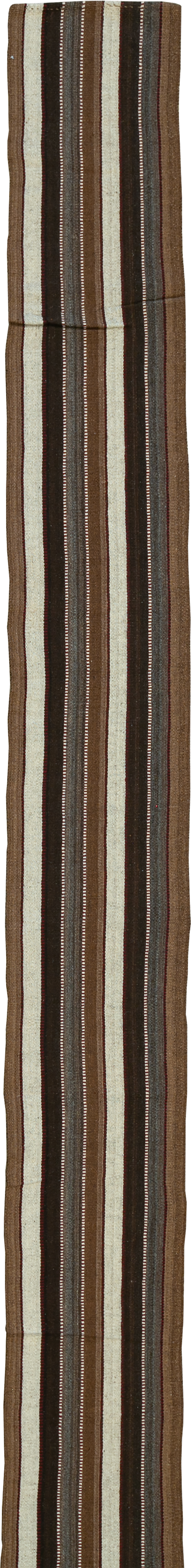 Vintage Turkish Flatweave Long Runner, No.30732 - Staging