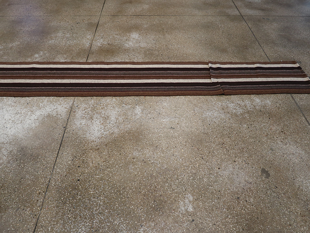 Vintage Turkish Flatweave Long Runner, No.30732 - Staging