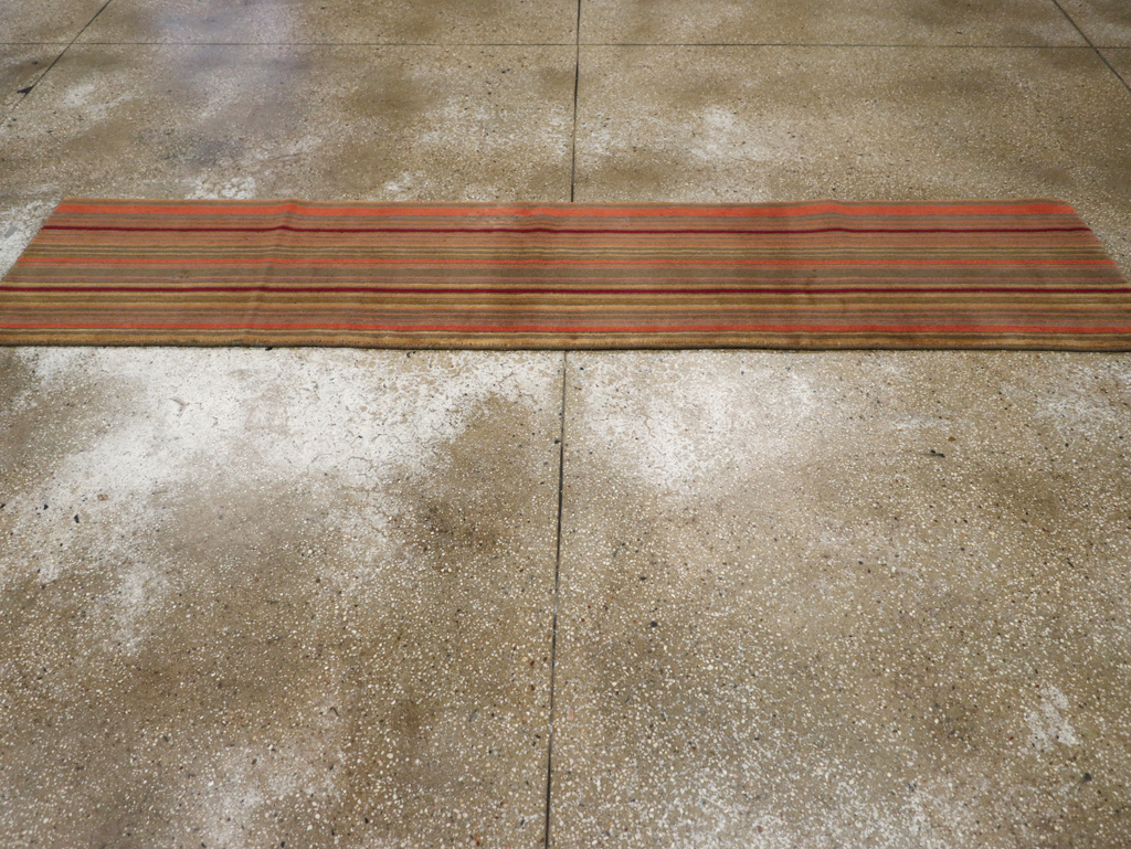 Contemporary Tibetan Striped Small Runner, No.30733 - Staging