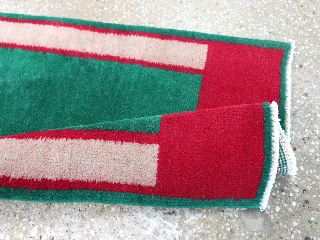 Vintage Turkish Anatolian Small Runner (Pair: 1 of 2), No.30734 - Staging