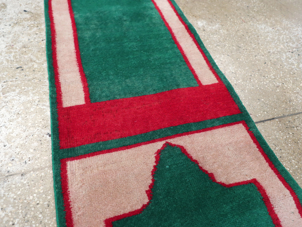 Vintage Turkish Anatolian Small Runner (Pair: 2 of 2), No.30735 - Staging