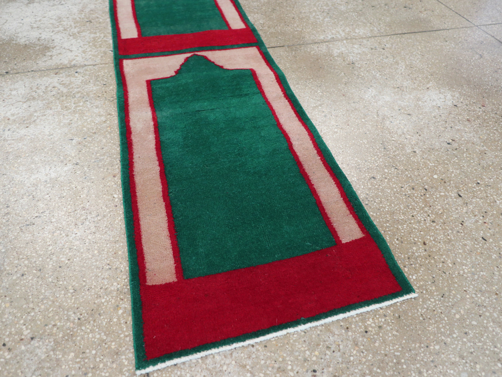 Vintage Turkish Anatolian Small Runner (Pair: 2 of 2), No.30735 - Staging