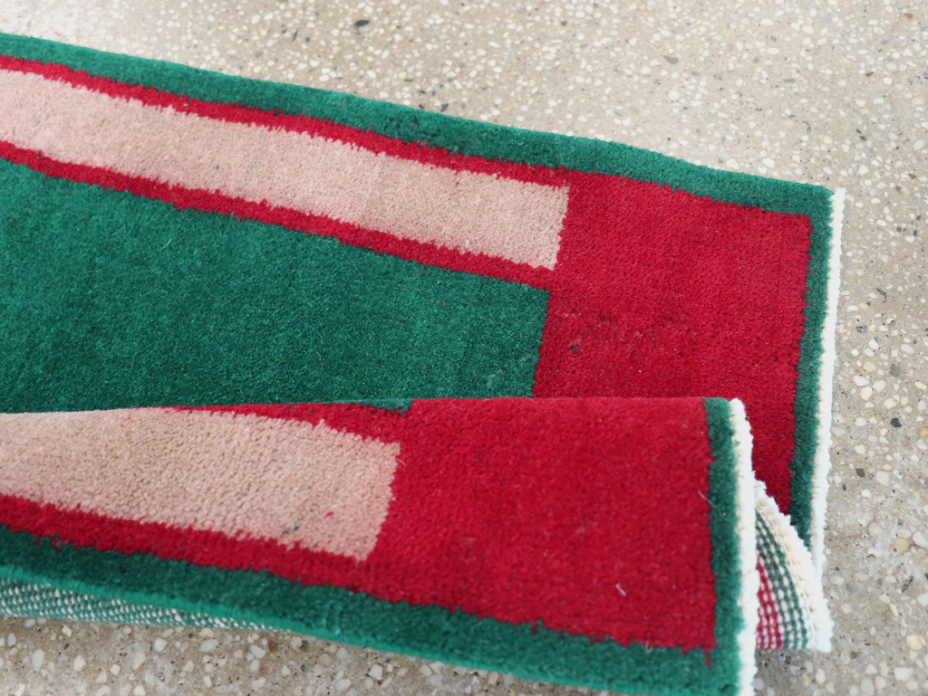 Vintage Turkish Anatolian Small Runner (Pair: 2 of 2), No.30735 - Staging