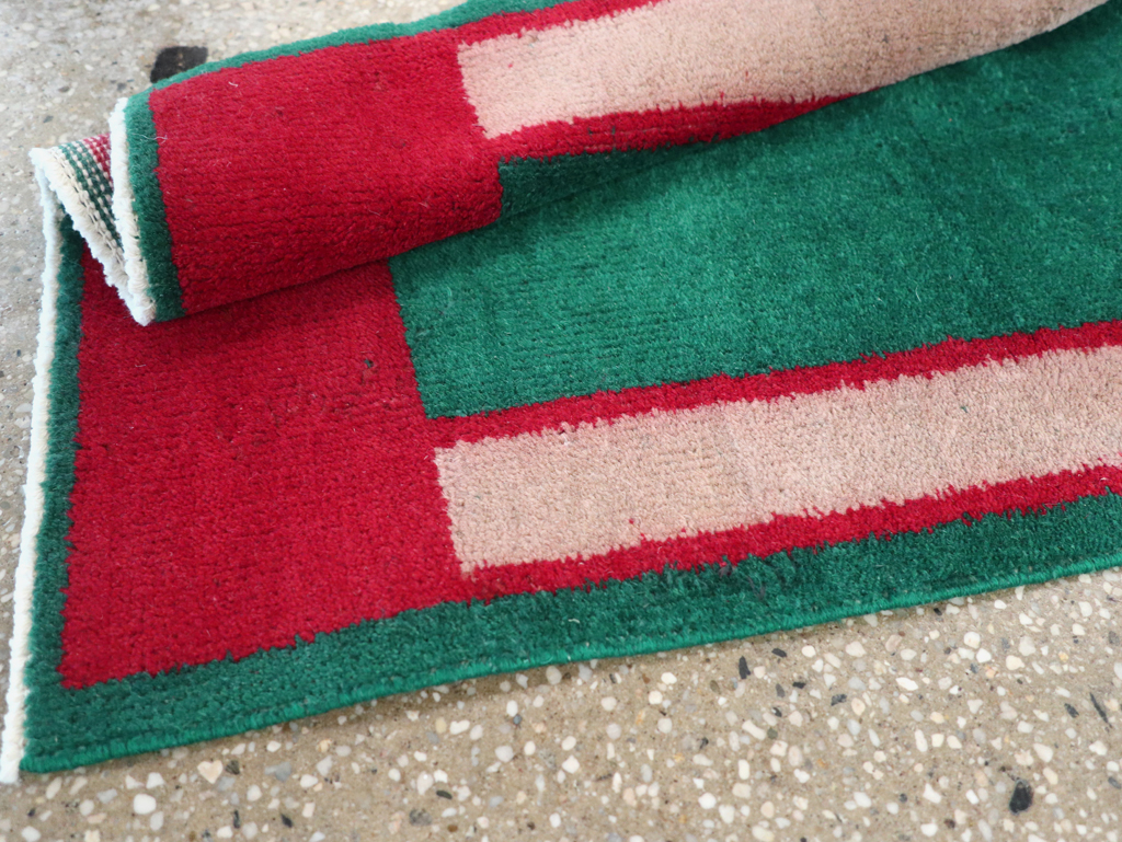 Vintage Turkish Anatolian Small Runner (Pair: 2 of 2), No.30735 - Staging