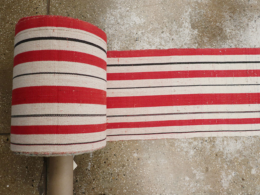 Vintage Turkish Flatweave Long Runner, No.30737 - Staging