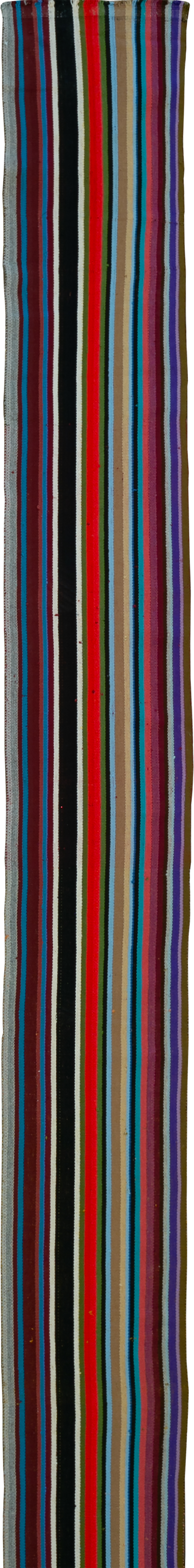 Vintage Turkish Flatweave Long Runner, No.30738 - Staging