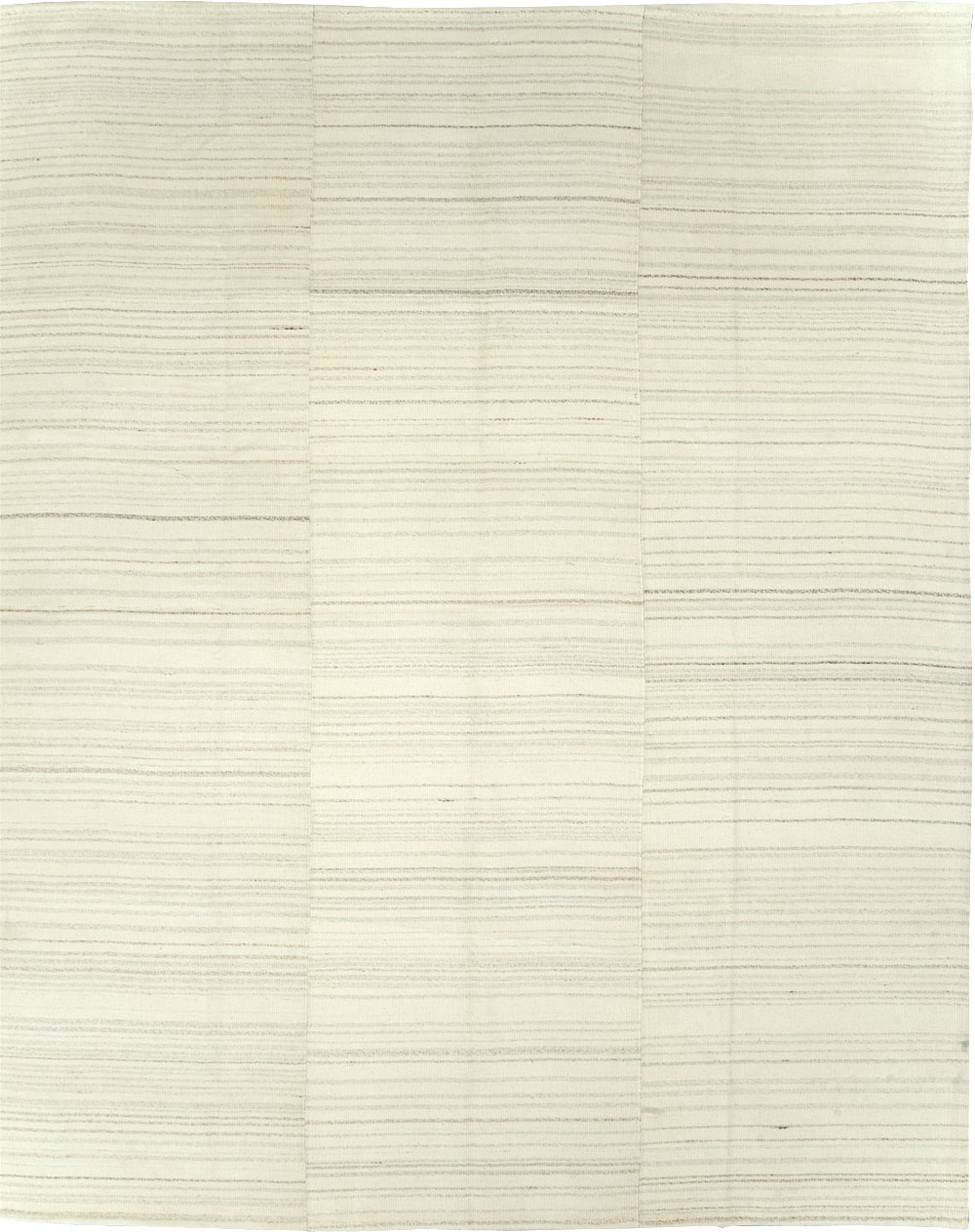 Modern Turkish Flatweave Room Size Carpet, No.30745 - Staging