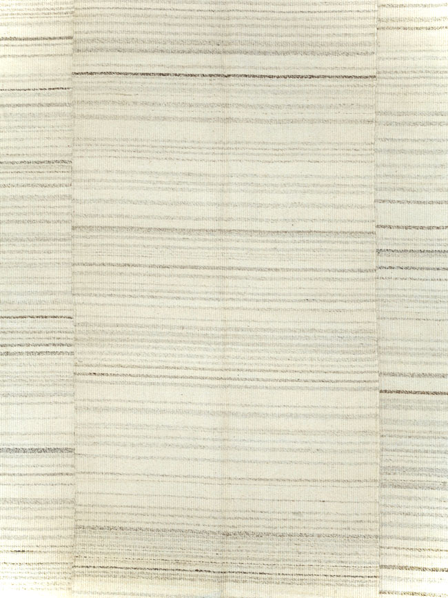 Modern Turkish Flatweave Room Size Carpet, No.30746 - Staging