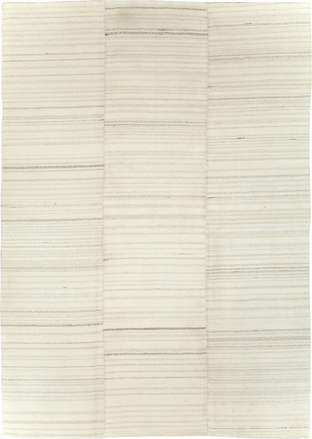 Modern Turkish Flatweave Small Room Size Carpet, No.30747 - Staging