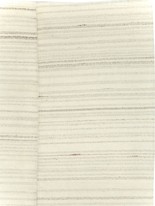 Modern Turkish Flatweave Small Room Size Carpet, No.30747 - Staging