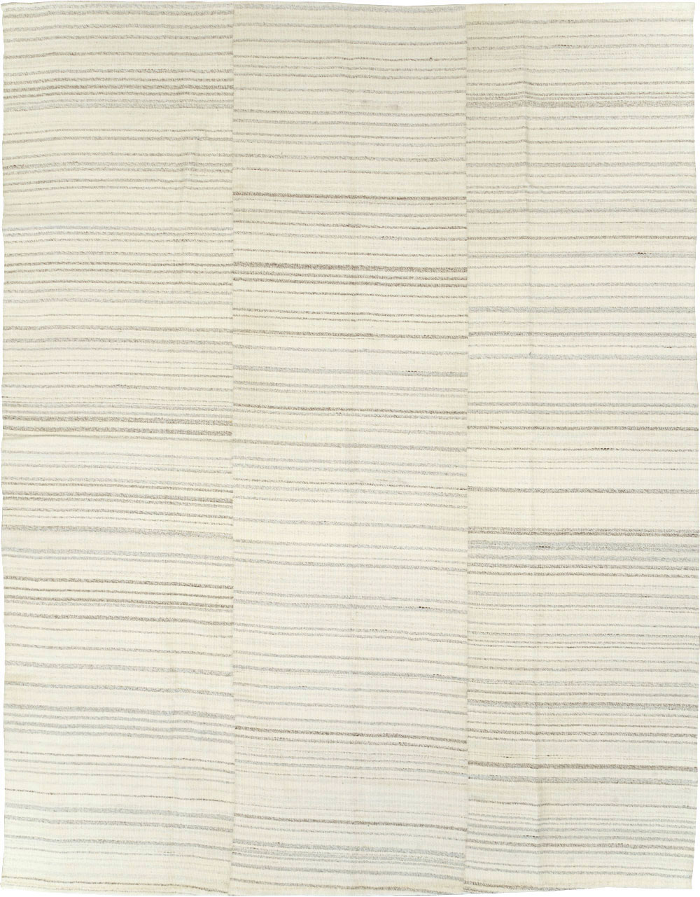 Modern Turkish Flatweave Room Size Carpet, No.30749 - Staging
