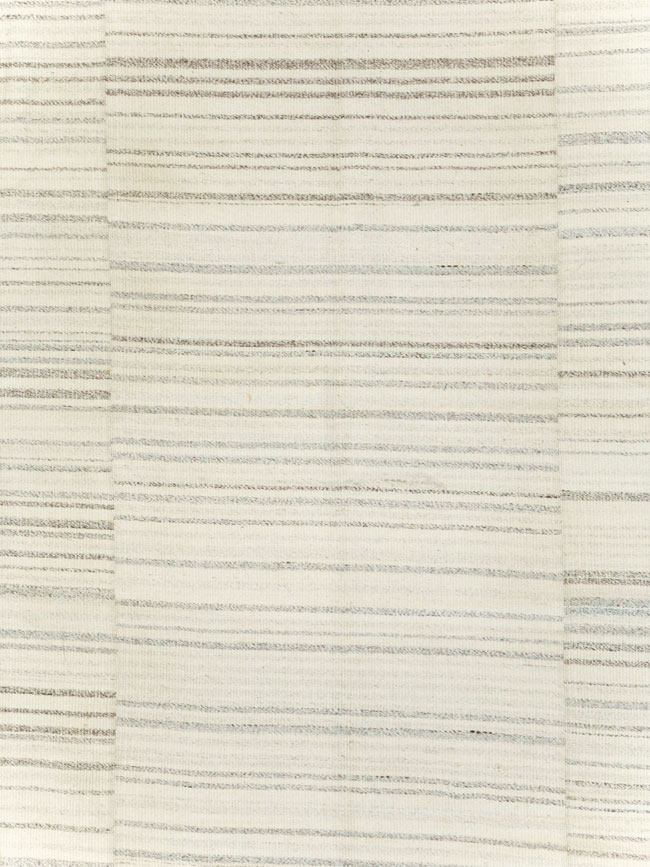 Modern Turkish Flatweave Room Size Carpet, No.30749 - Staging