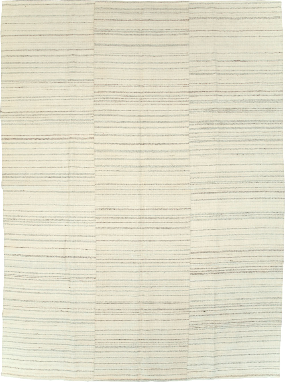 Modern Turkish Flatweave Room Size Carpet, No.30750 - Staging