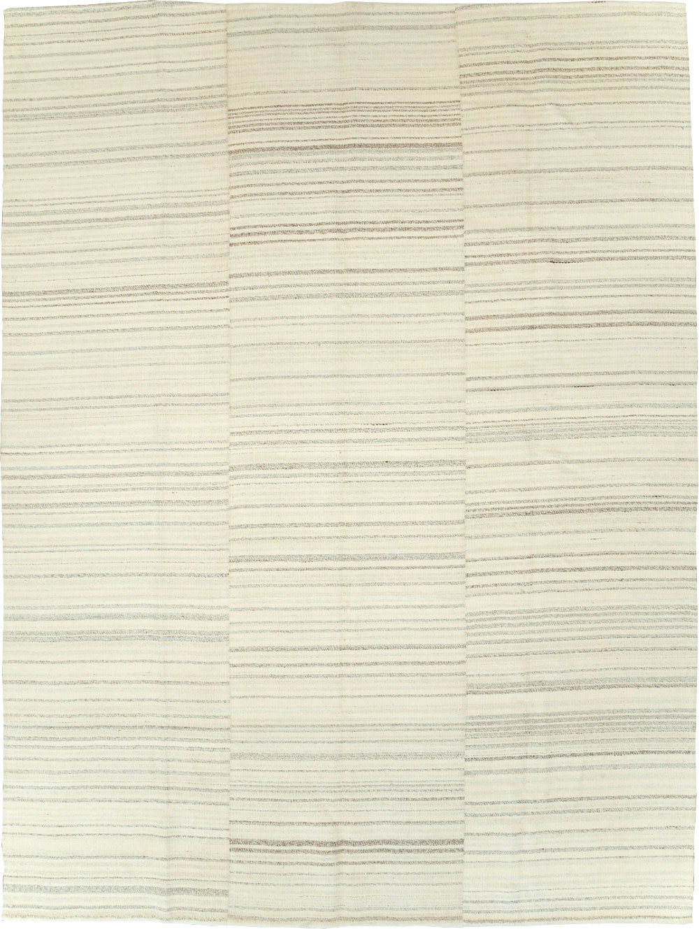 Modern Turkish Flatweave Room Size Carpet, No.30751 - Staging