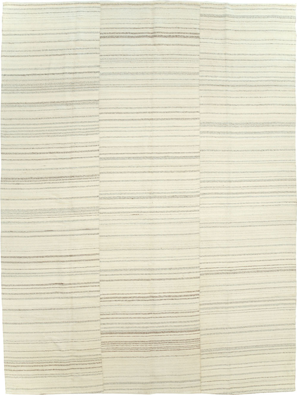 Modern Turkish Flatweave Room Size Carpet, No.30751 - Staging