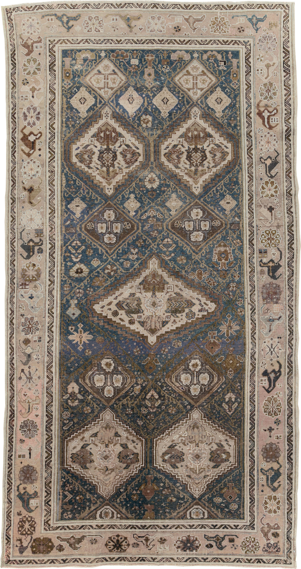 Antique Persian Malayer Gallery Carpet, No.30755 - Staging