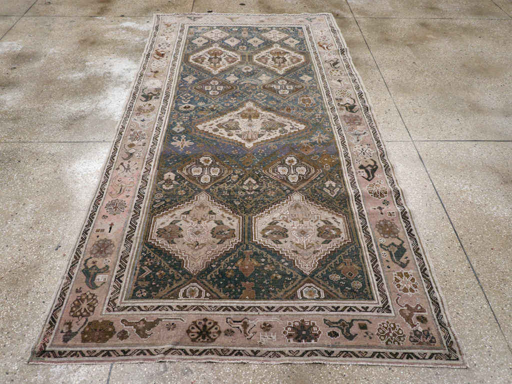 Antique Persian Malayer Gallery Carpet, No.30755 - Staging