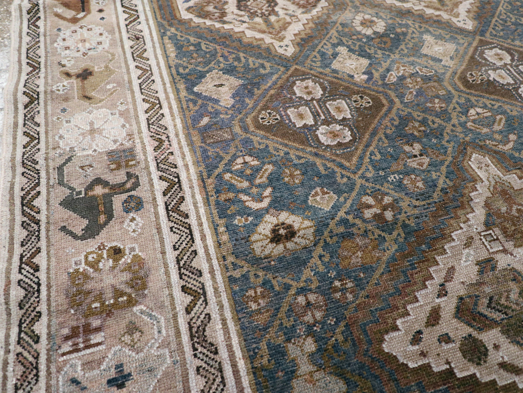 Antique Persian Malayer Gallery Carpet, No.30755 - Staging
