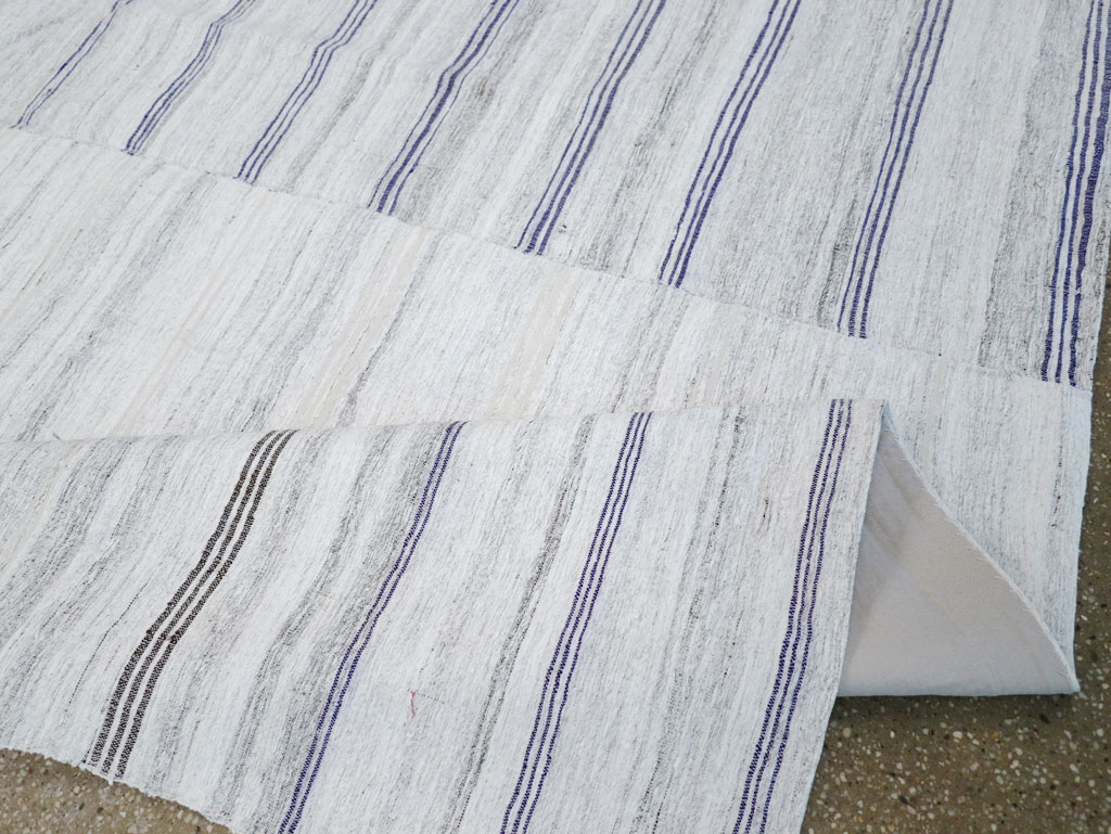 Vintage Turkish Flatweave Kilim, No.30761 - Staging