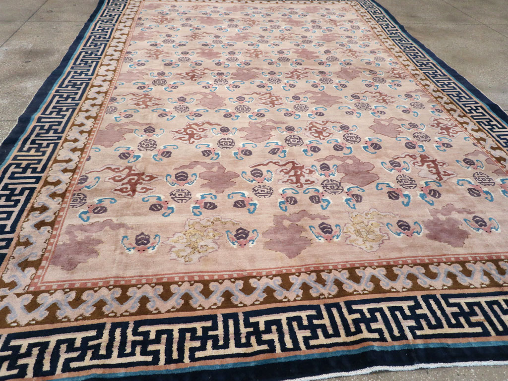 Antique Chinese Peking Room Size Carpet, No.30763 - Staging