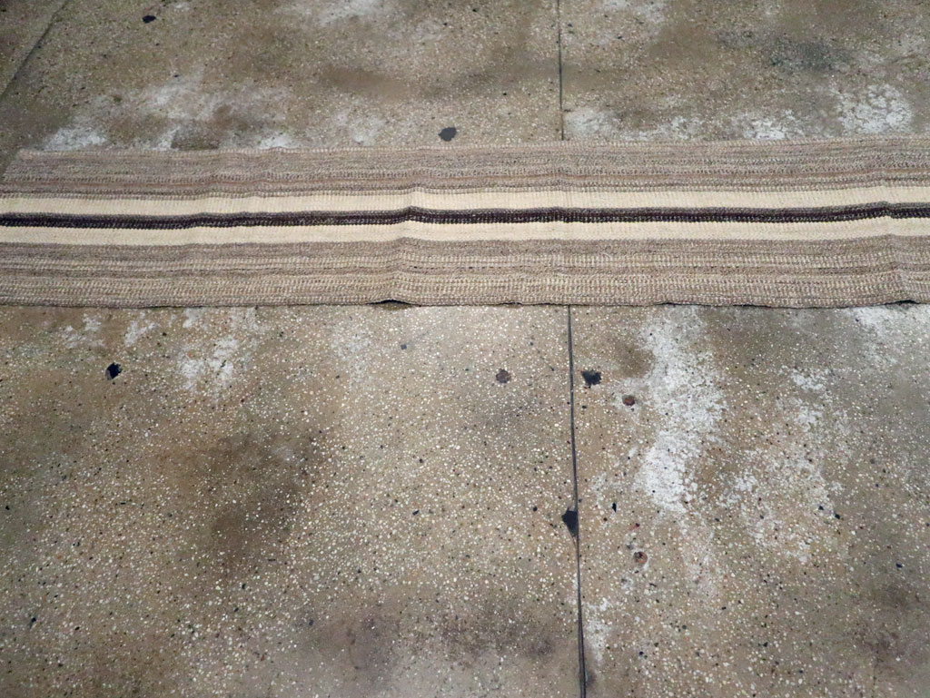 Modern Turkish Flatweave Kilim Runner, No.30769 - Staging