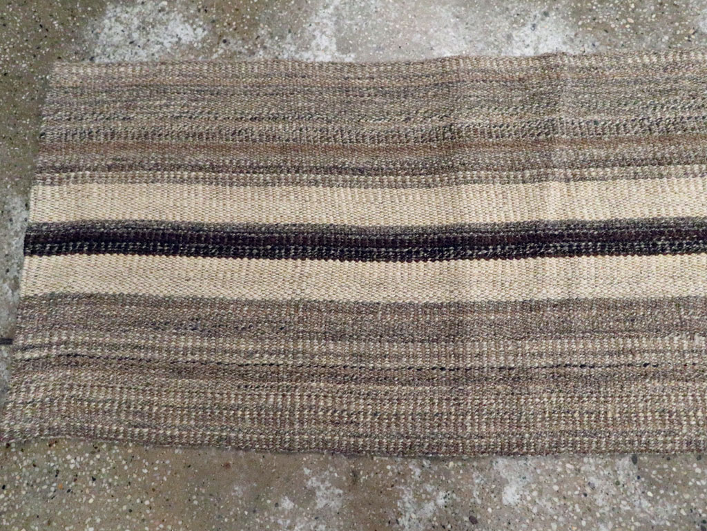 Modern Turkish Flatweave Kilim Runner, No.30769 - Staging