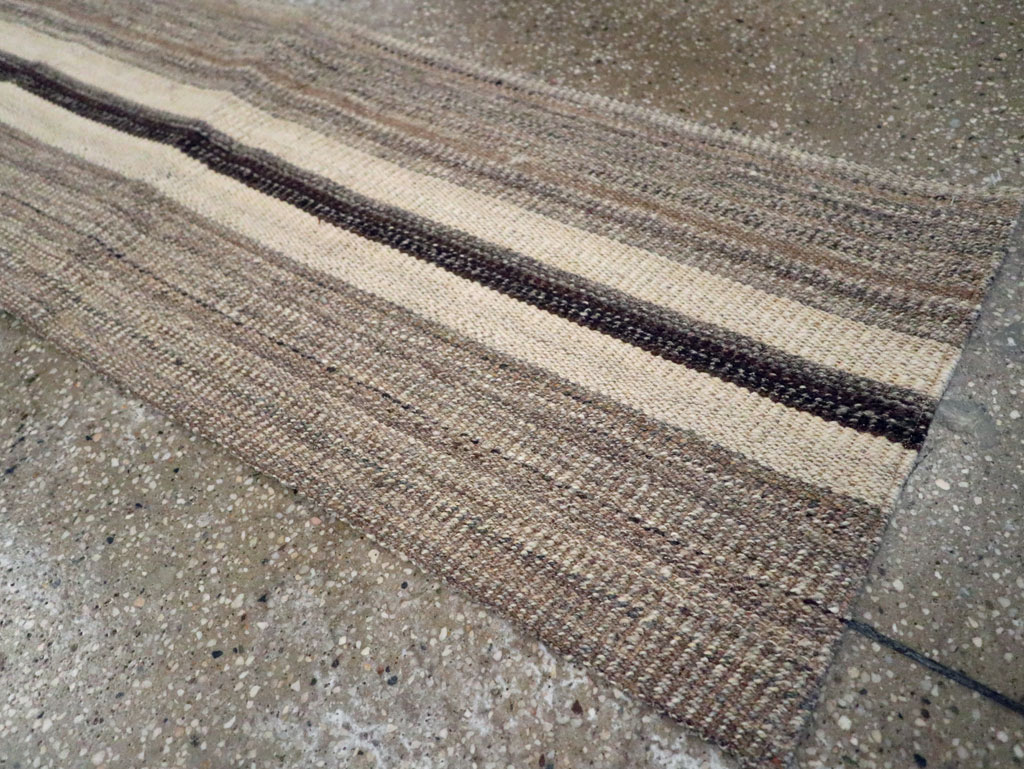 Modern Turkish Flatweave Kilim Runner, No.30769 - Staging