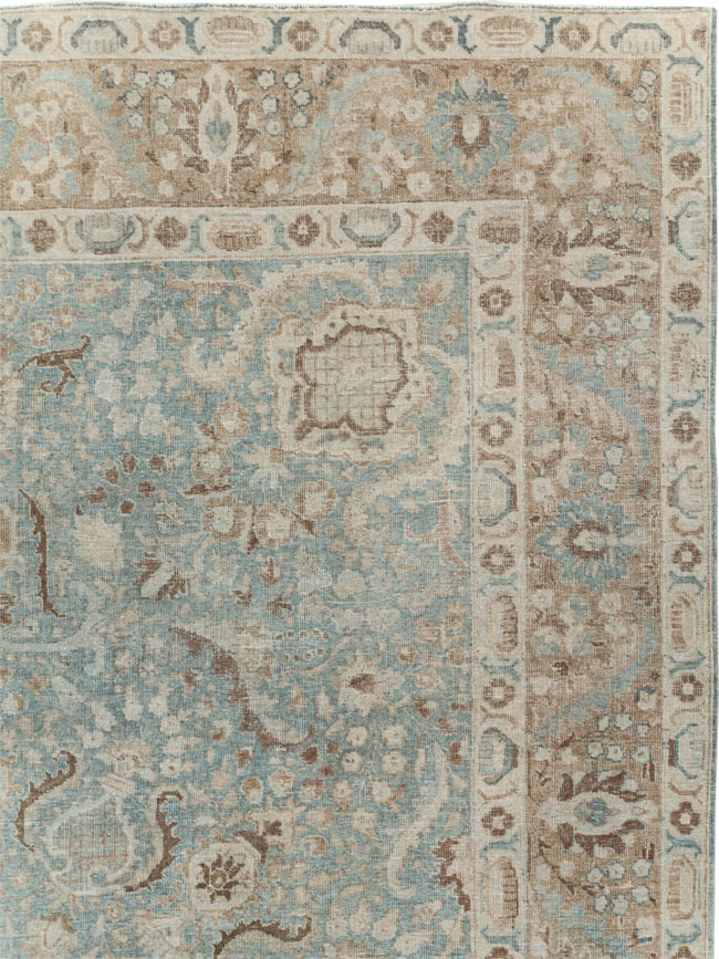Antique Persian Tabriz Carpet, No.30776 - Staging