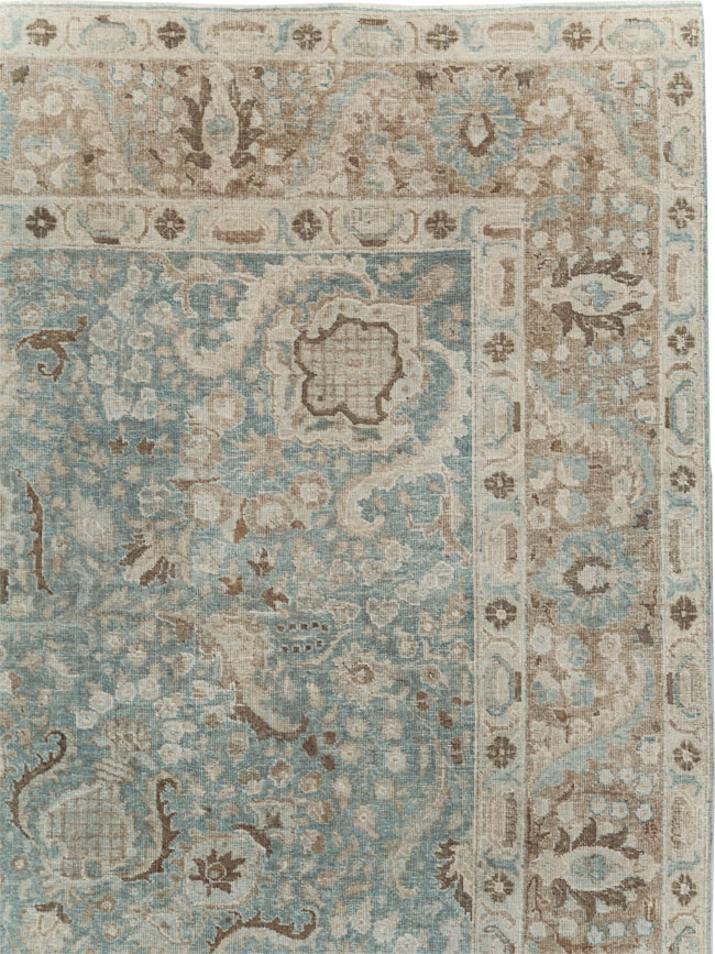 Antique Persian Tabriz Carpet, No.30776 - Staging