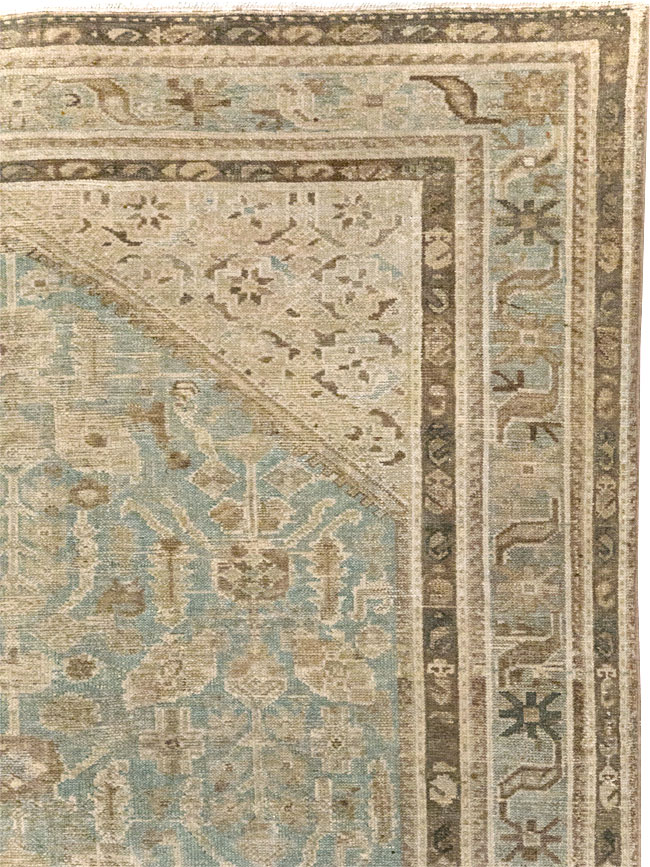 Vintage Persian Malayer Rug, No.30779 - Staging