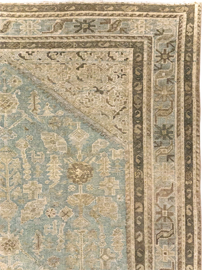 Vintage Persian Malayer Rug, No.30779 - Staging