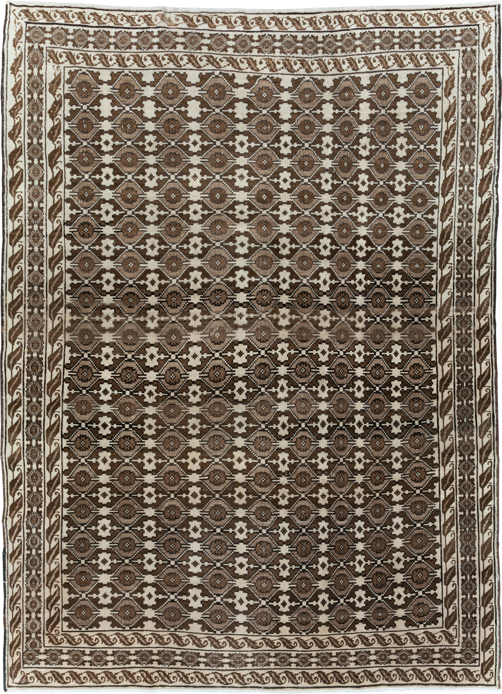 Vintage Turkish Anatolian Accent Carpet, No.30795 - Staging
