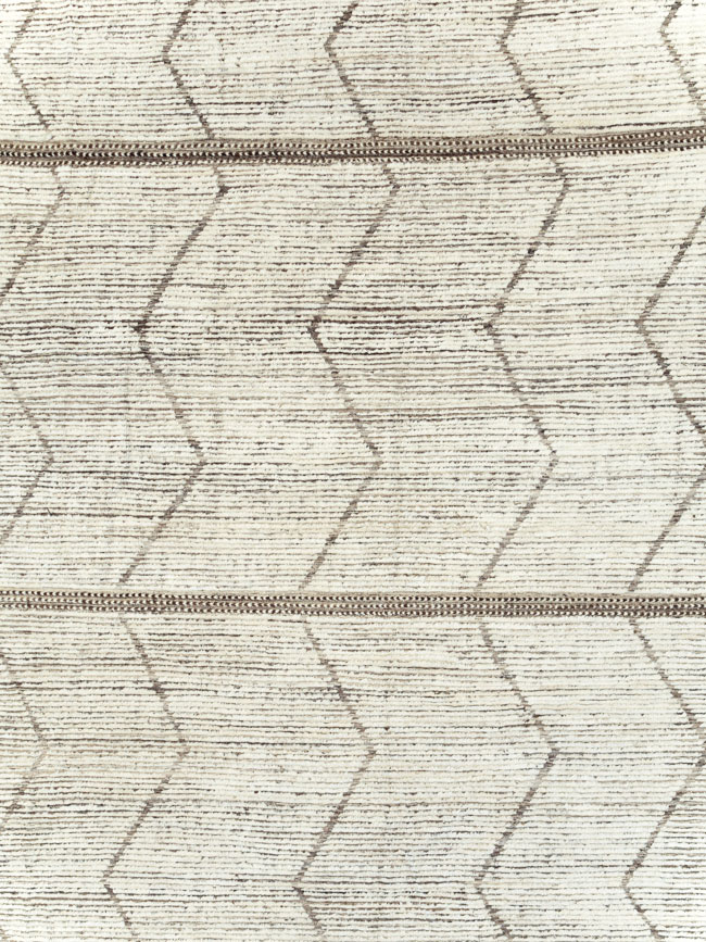 Moroccan Inspired Contemporary Turkish Large Room Size Carpet, No.30801 - Staging