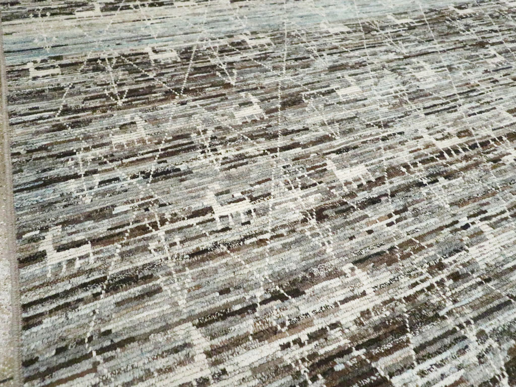 Moroccan Inspired Turkish Room Size Carpet, No.30802 - Staging