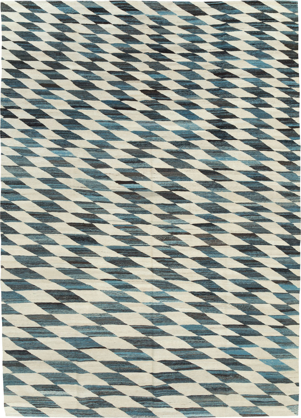 Modern Turkish Flatweave, No.30806 - Staging
