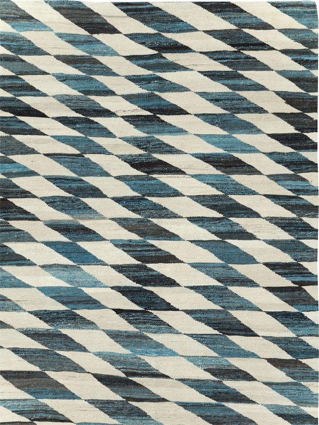 Modern Turkish Flatweave, No.30806 - Staging