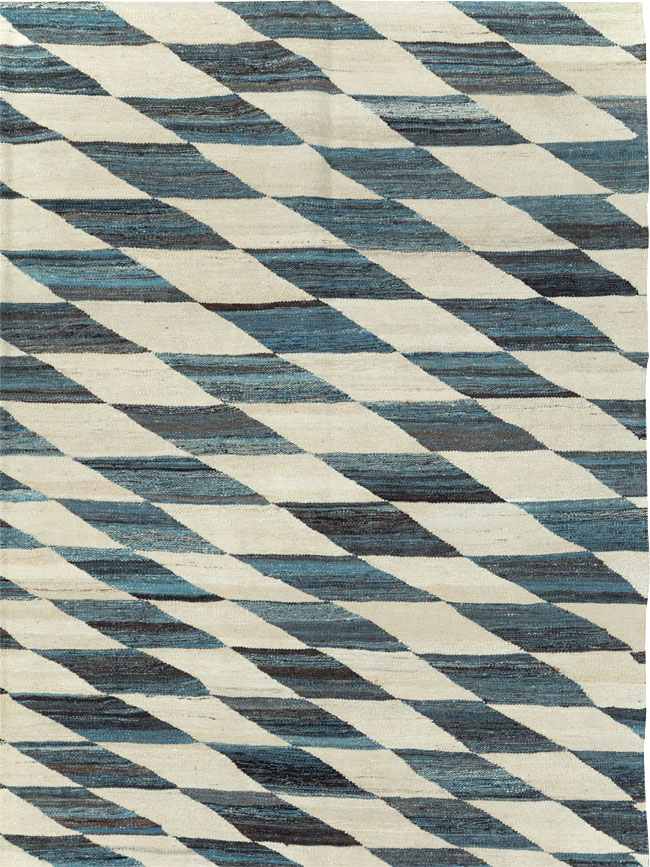 Modern Turkish Flatweave, No.30806 - Staging