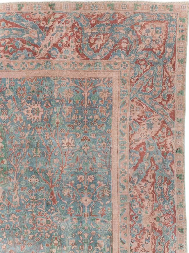 Vintage Indian Lahore Oversize Carpet, No.30820 - Staging