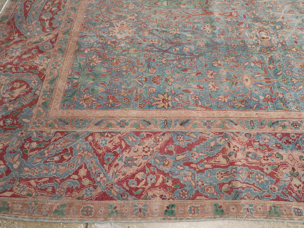 Vintage Indian Lahore Oversize Carpet, No.30820 - Staging