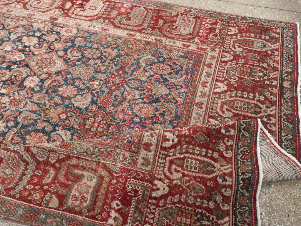 Antique Persian Malayer Accent Carpet, No.30829 - Staging