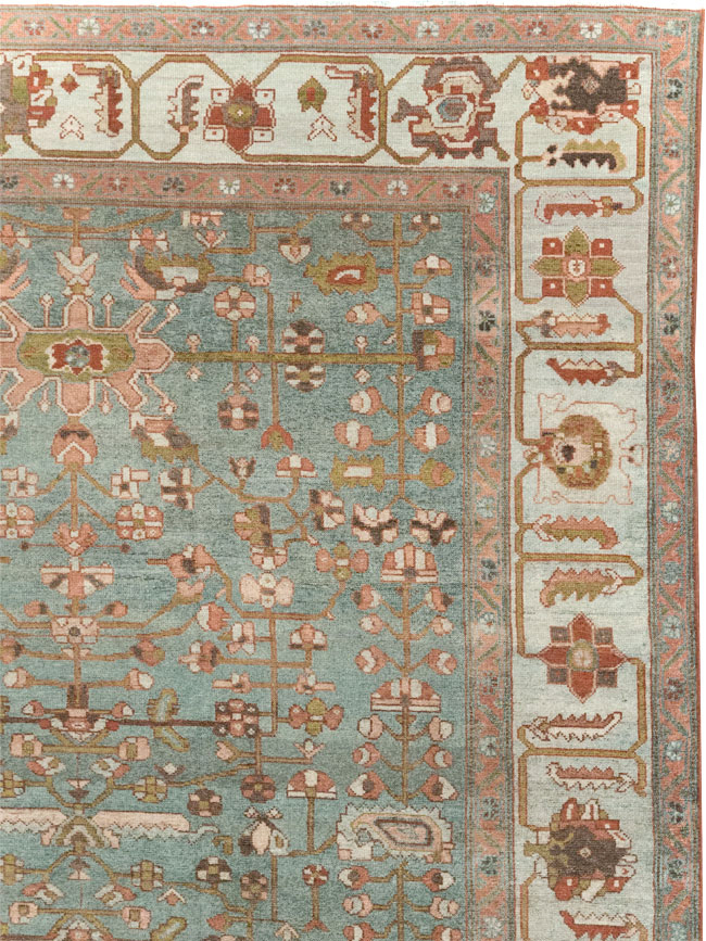 Antique Persian Malayer Room Size Carpet, No.30838 - Staging