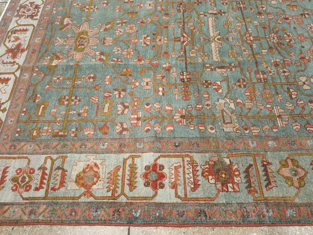 Antique Persian Malayer Room Size Carpet, No.30838 - Staging