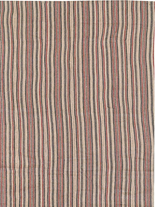 Vintage Persian Flatweave Kilim Room Size Carpet, No.30843 - Staging