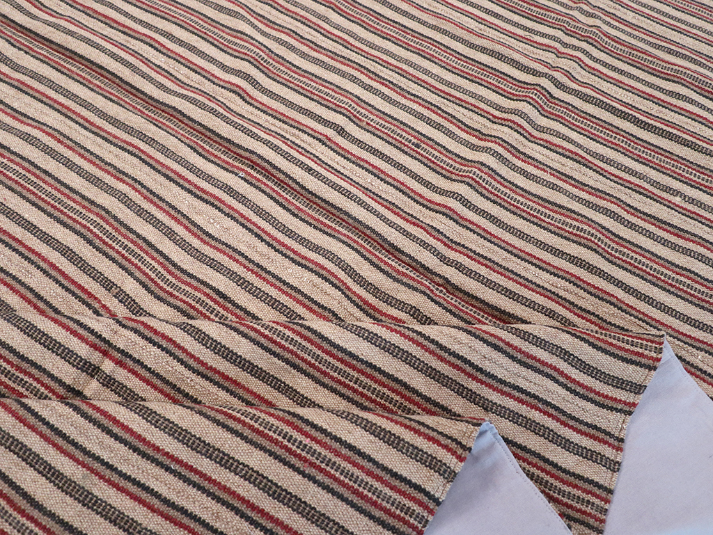 Vintage Persian Flatweave Kilim Room Size Carpet, No.30843 - Staging