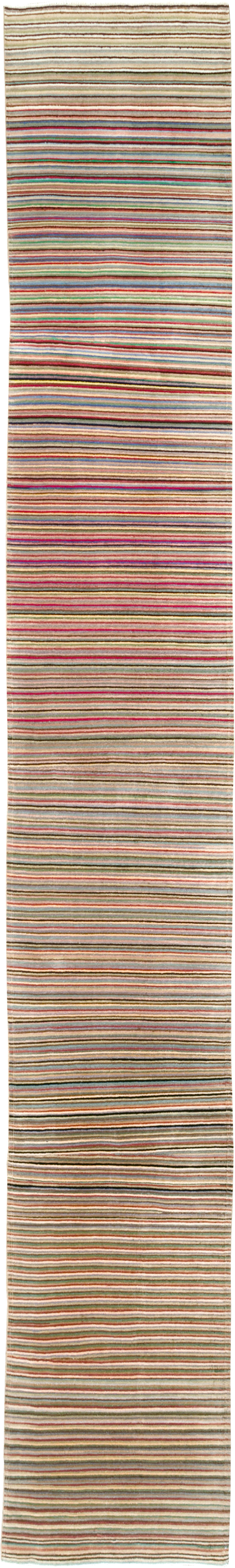 Vintage Turkish Anatolian Long Runner, No.30848 - Staging