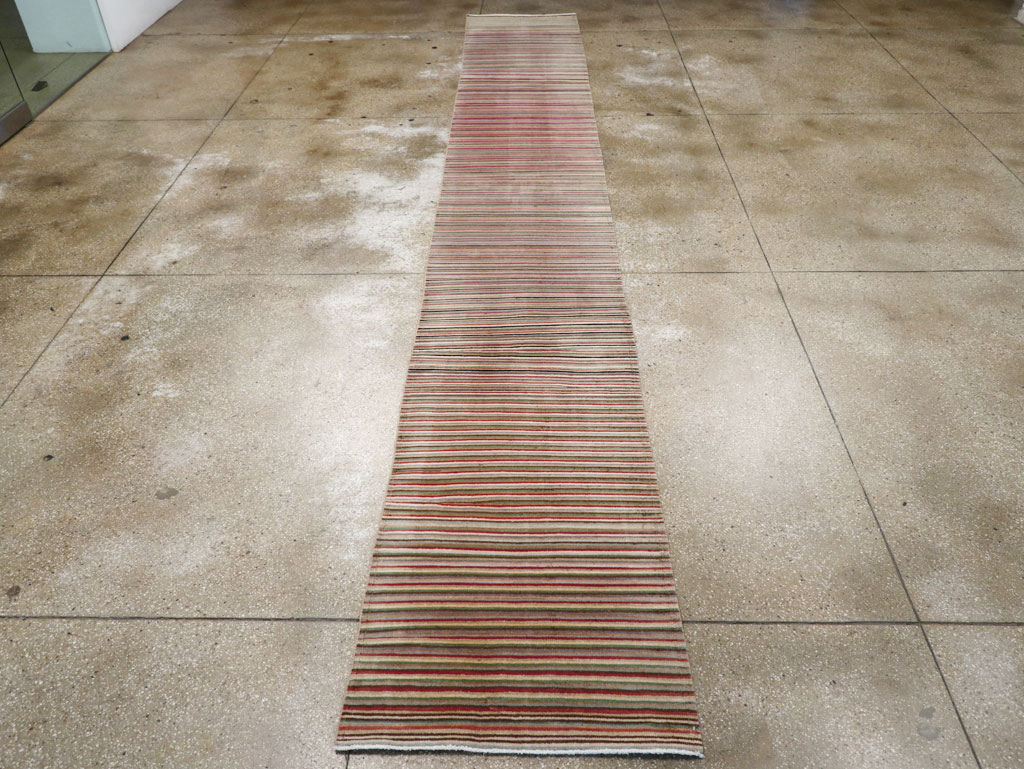 Vintage Turkish Anatolian Long Runner, No.30848 - Staging
