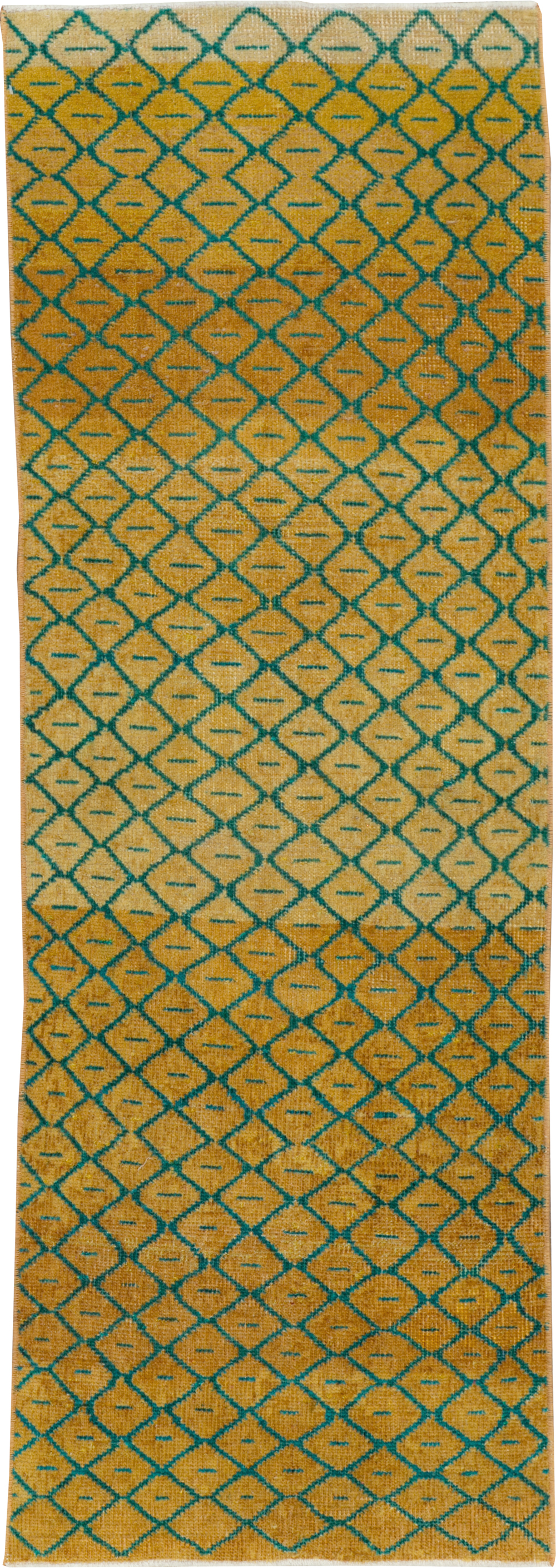 Vintage Anatolian Deco Rug, No.30854 - Staging