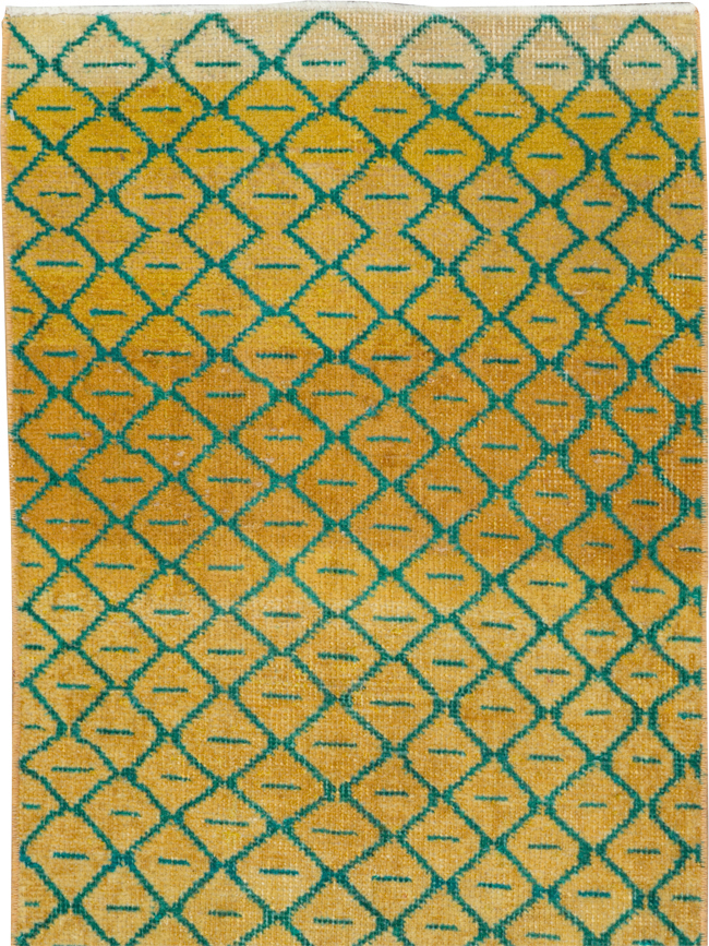 Vintage Anatolian Deco Rug, No.30854 - Staging